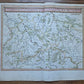 1640s MAP of GERMANY POLAND SAXONIA LUSATIA MEISSEN by W.BLAEU antique AUTHENTIC