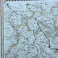 1640s MAP of GERMANY POLAND SAXONIA LUSATIA MEISSEN by W.BLAEU antique AUTHENTIC