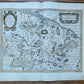 1640 MAP of GERMANY LUNEBURG by WILLEM BLAEU antique AUTHENTIC hand colored