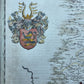 1640s THURINGIA GERMANY antique MAP by Willem & Joan Blaeu