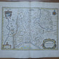 1640s ERBACH GERMANY antique MAP ERPACH COMITATUS by Willem Blaeu