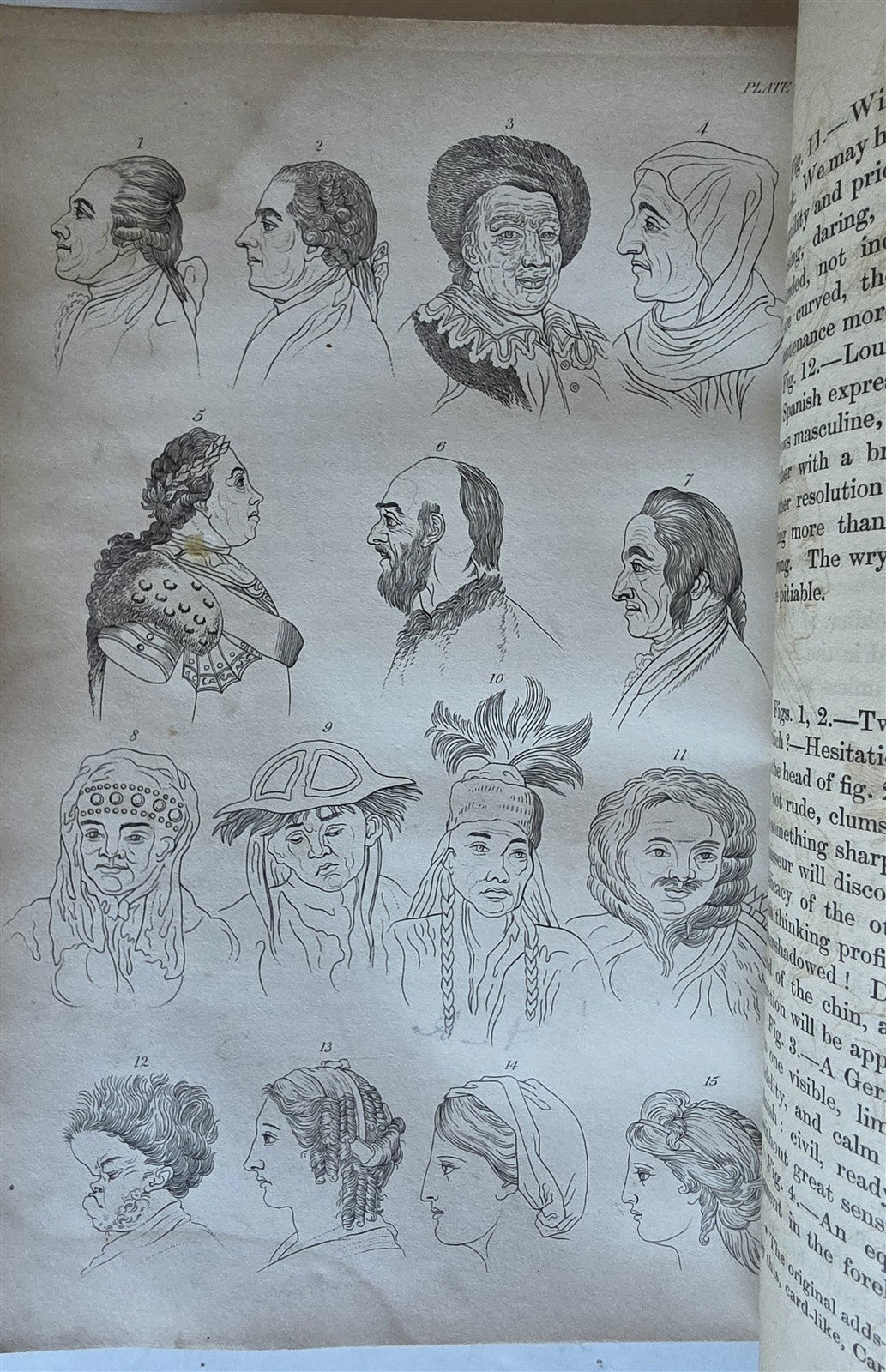 1850 ESSAYS of PHYSIOGNOMY by JOHN CASPAR LAVATER antique ILLUSTRATED