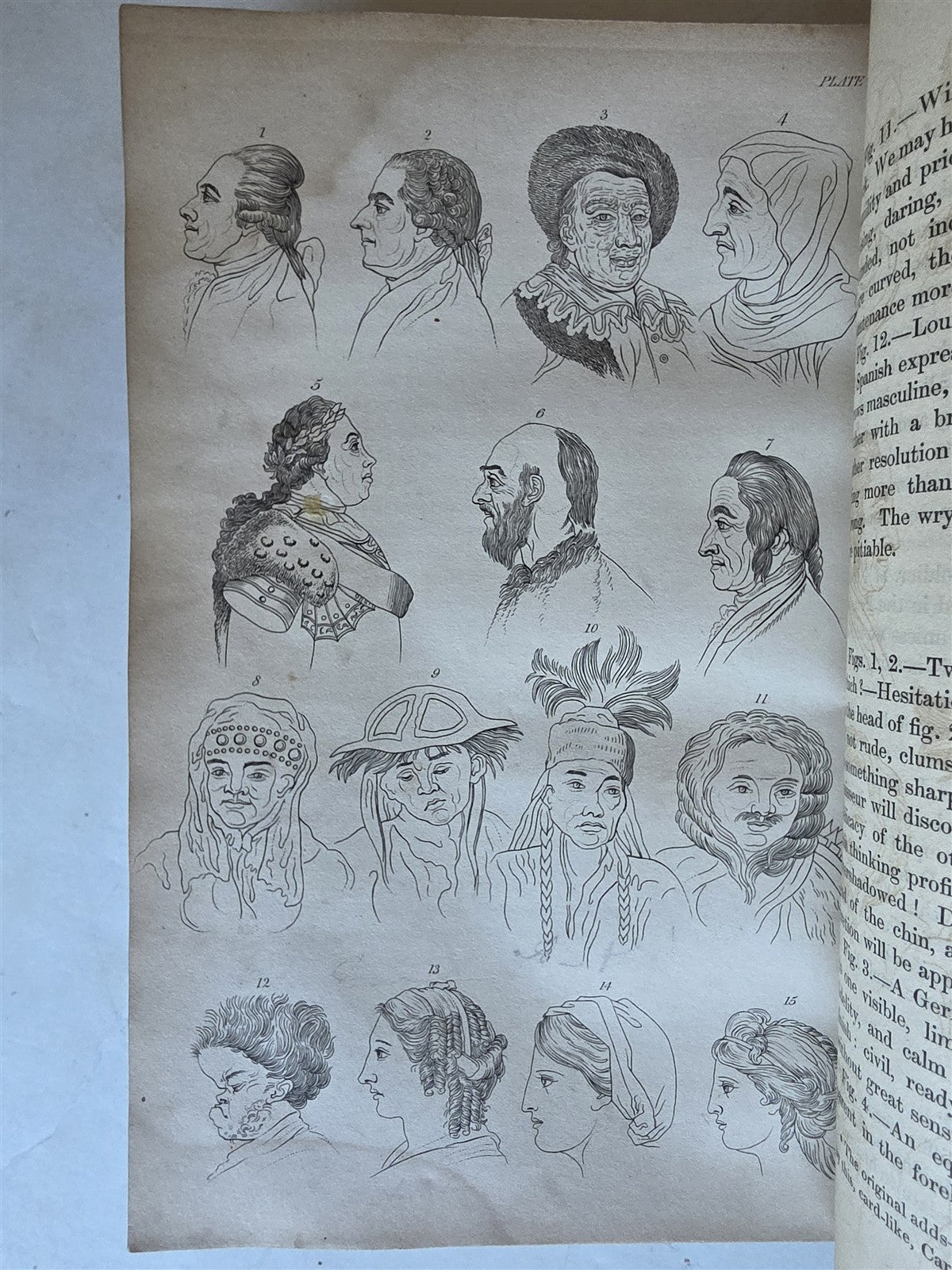 1850 ESSAYS of PHYSIOGNOMY by JOHN CASPAR LAVATER antique ILLUSTRATED