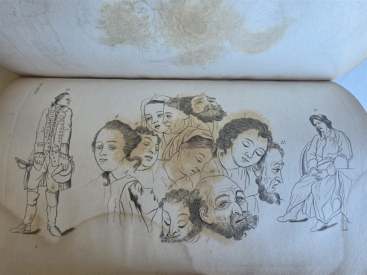 1850 ESSAYS of PHYSIOGNOMY by JOHN CASPAR LAVATER antique ILLUSTRATED