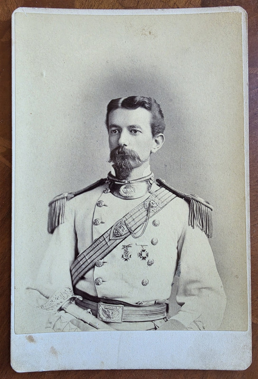 GENERAL RANDALL LEE GIBSON of LOUISIANA ORIGINAL CABINET PHOTO antique