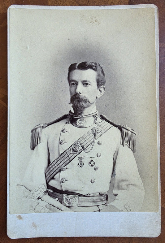 GENERAL RANDALL LEE GIBSON of LOUISIANA ORIGINAL CABINET PHOTO antique