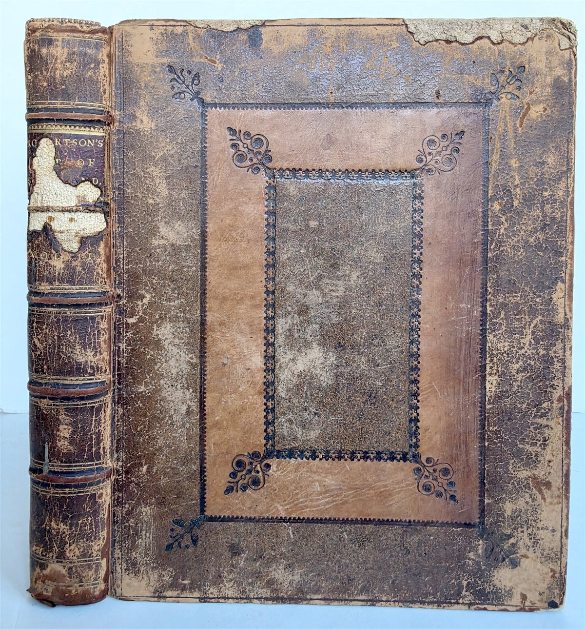1759 HISTORY OF SCOTLAND by W. ROBERTSON antique 2 VOLUMES