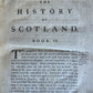 1759 HISTORY OF SCOTLAND by W. ROBERTSON antique 2 VOLUMES