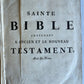1759 BIBLE in FRENCH antique MASSIVE FOLIO Old & New Testament