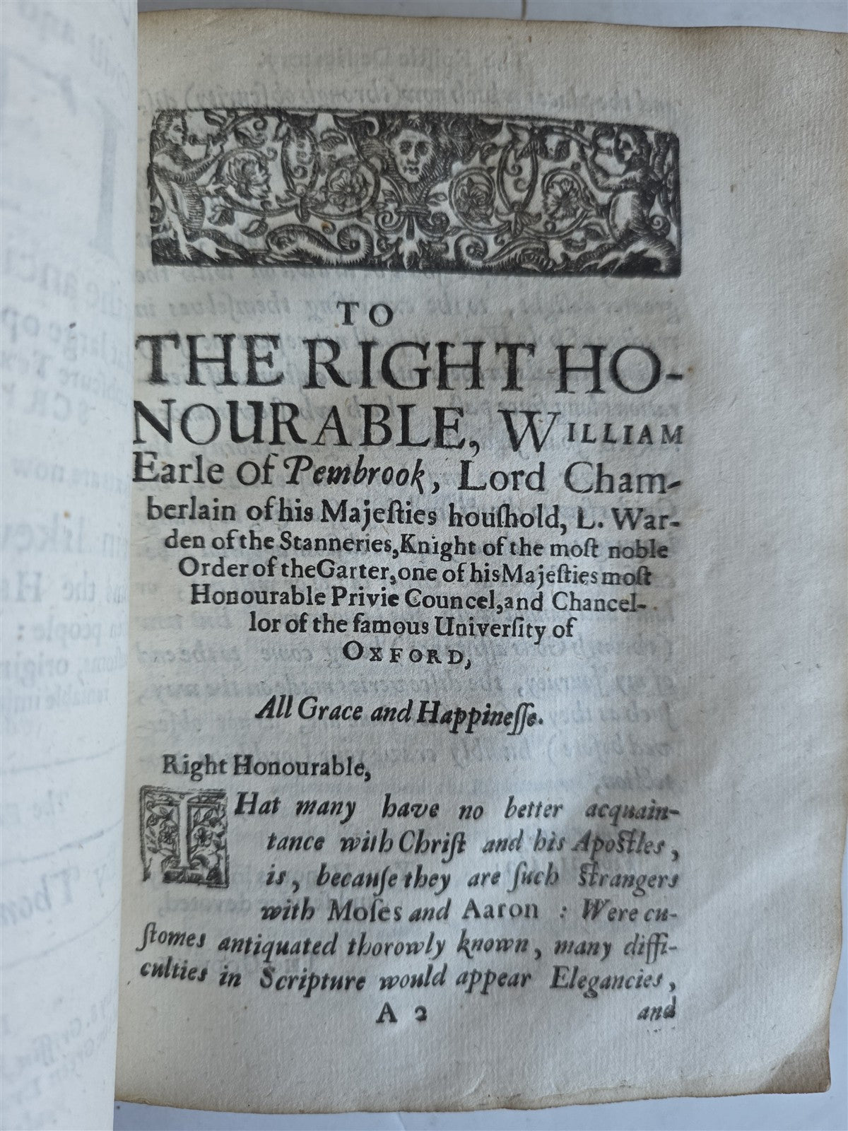 1661 ROMAN HISTORY by Thomas Godwyn antique w/ MOSES & ARON in ENGLISH