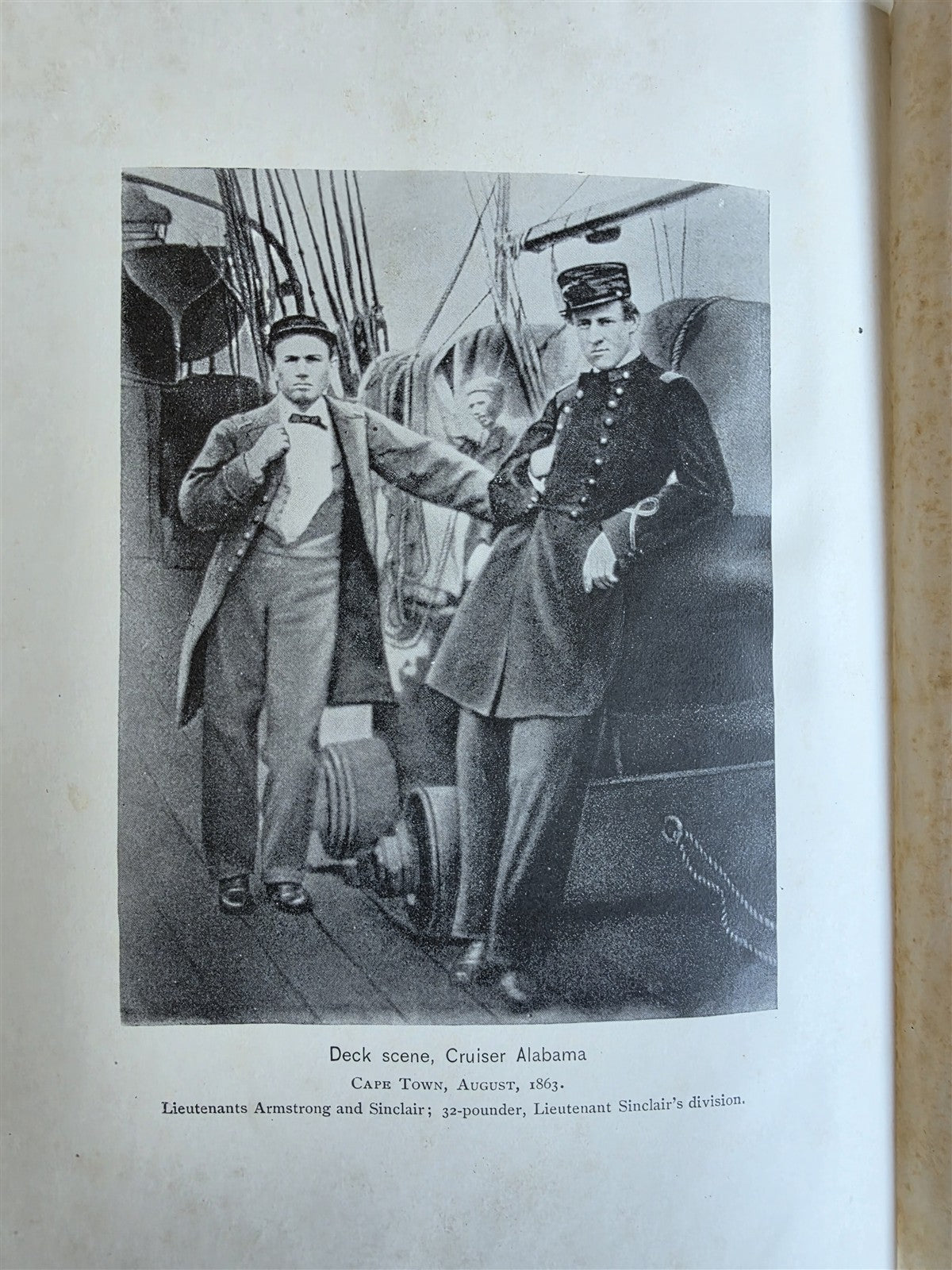 1896 TWO YEARS on the ALABAMA by Lieut. SINCLAIR illustrated ANTIQUE AMERICANA