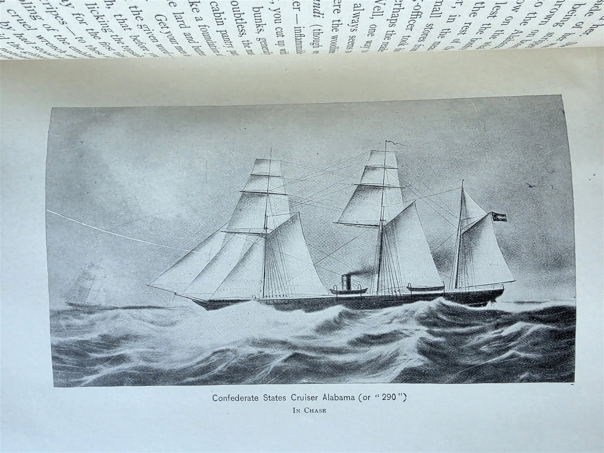 1896 TWO YEARS on the ALABAMA by Lieut. SINCLAIR illustrated ANTIQUE AMERICANA