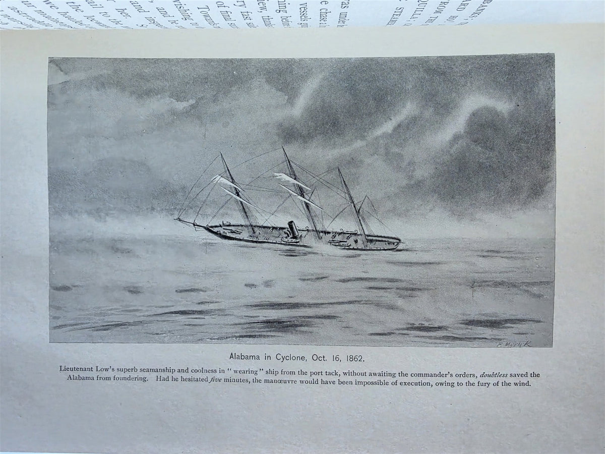 1896 TWO YEARS on the ALABAMA by Lieut. SINCLAIR illustrated ANTIQUE AMERICANA