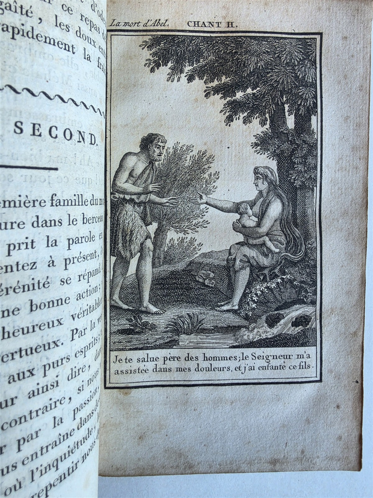1807 LA MORT D'ABEL FRENCH POETRY ILLUSTRATED antique