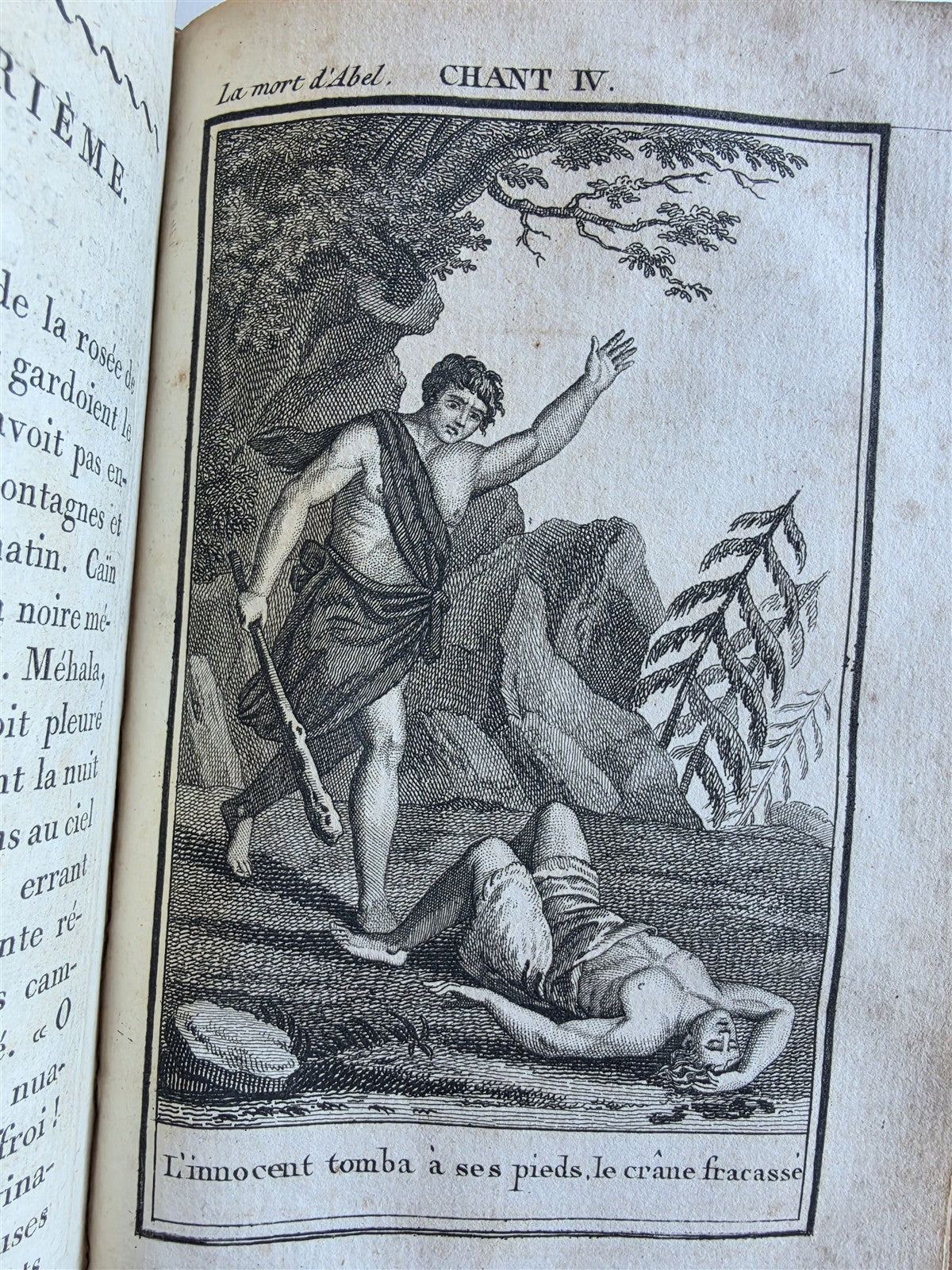 1807 LA MORT D'ABEL FRENCH POETRY ILLUSTRATED antique