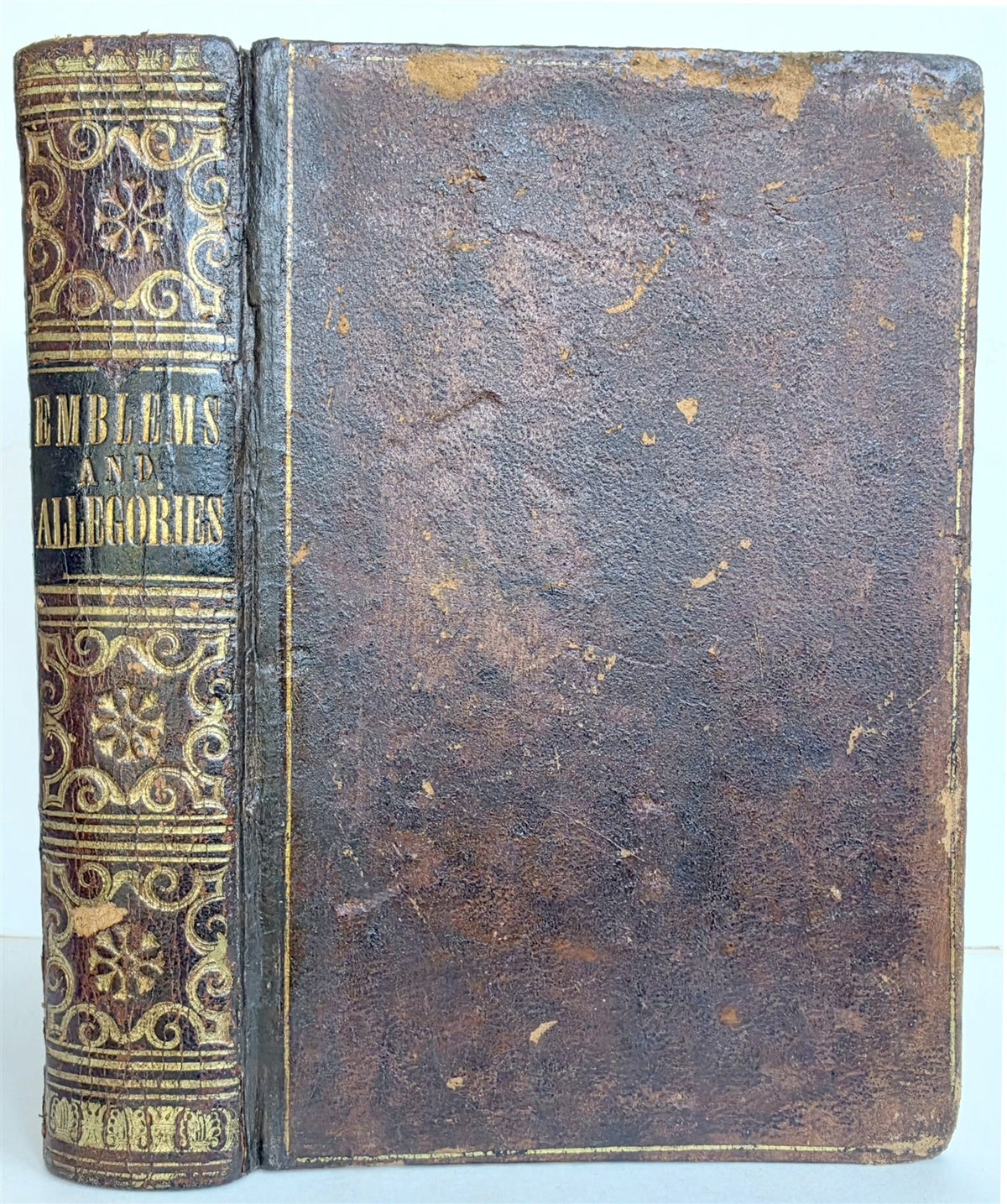 1850 EMBLEMATA ILLUSTRATED RELIGIOUS EMBLEMS antique