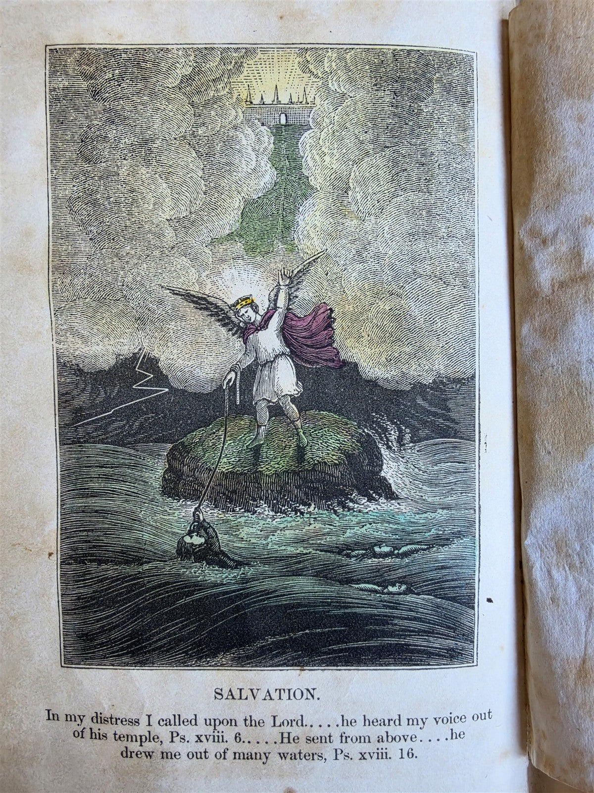 1850 EMBLEMATA ILLUSTRATED RELIGIOUS EMBLEMS antique
