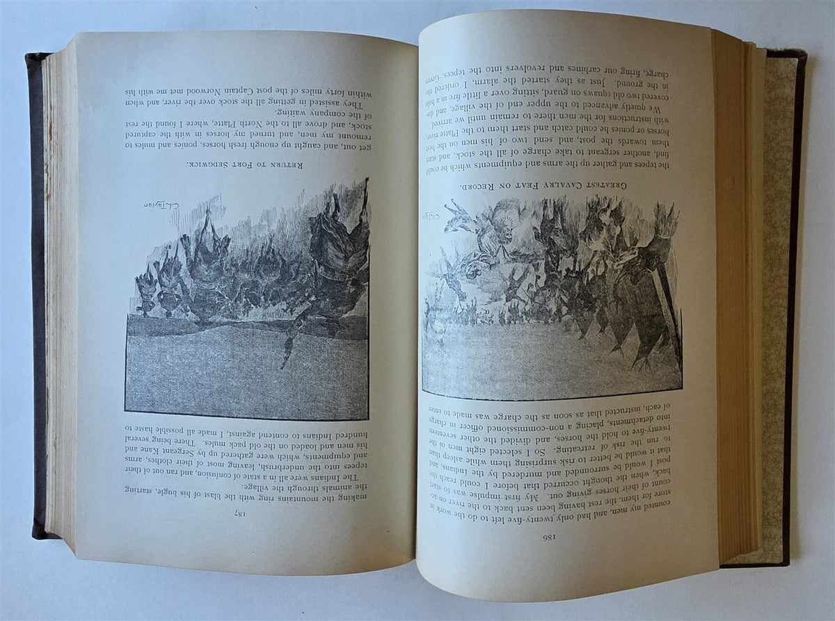 1900 UPS AND DOWNS OF AN ARMY OFFICER by Col. George ARMES antique ILLUSTRATED