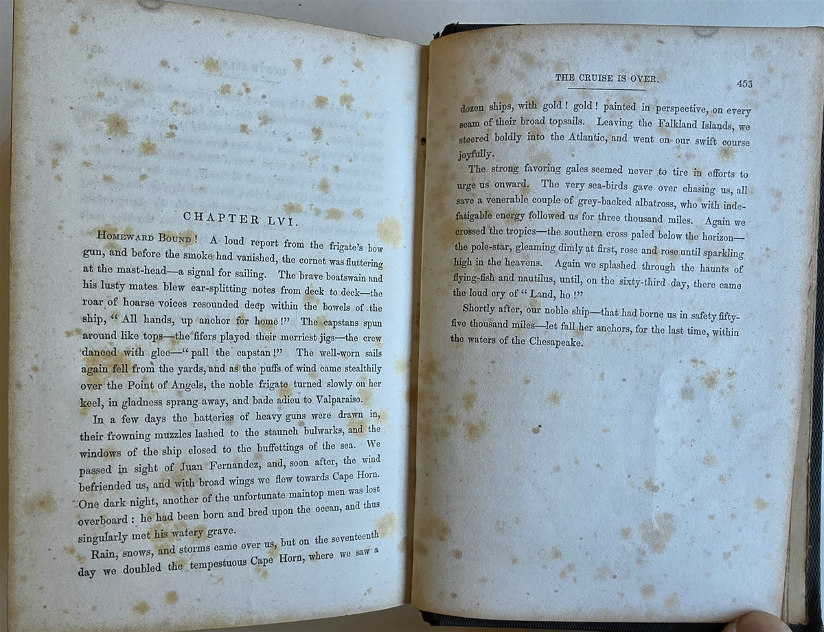 1850 LOS GRINGOS VIEW OF MEXICO & CALIFORNIA Peru Chili Polynesia ANTIQUE