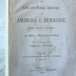 1882 LIFE & PUBLIC SERVICES of AMBROSE BURNSIDE SOLDIER CITIZEN STATEMAN antique