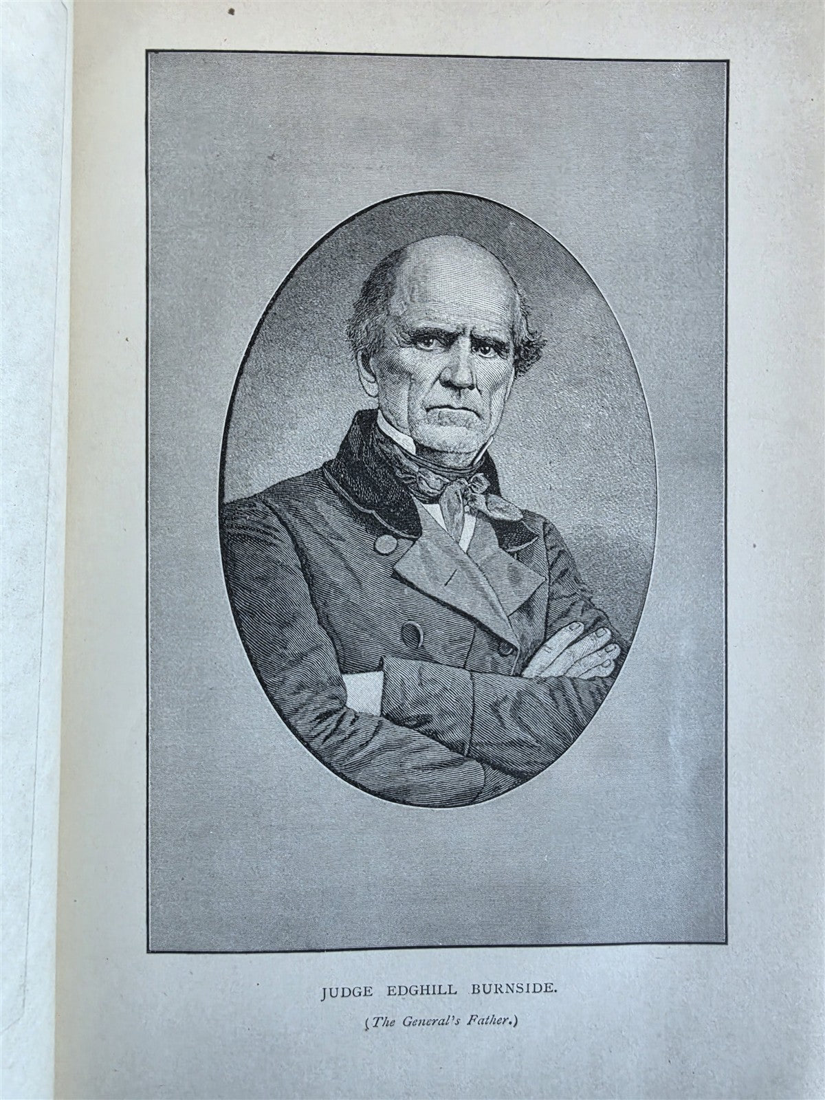 1882 LIFE & PUBLIC SERVICES of AMBROSE BURNSIDE SOLDIER CITIZEN STATEMAN antique