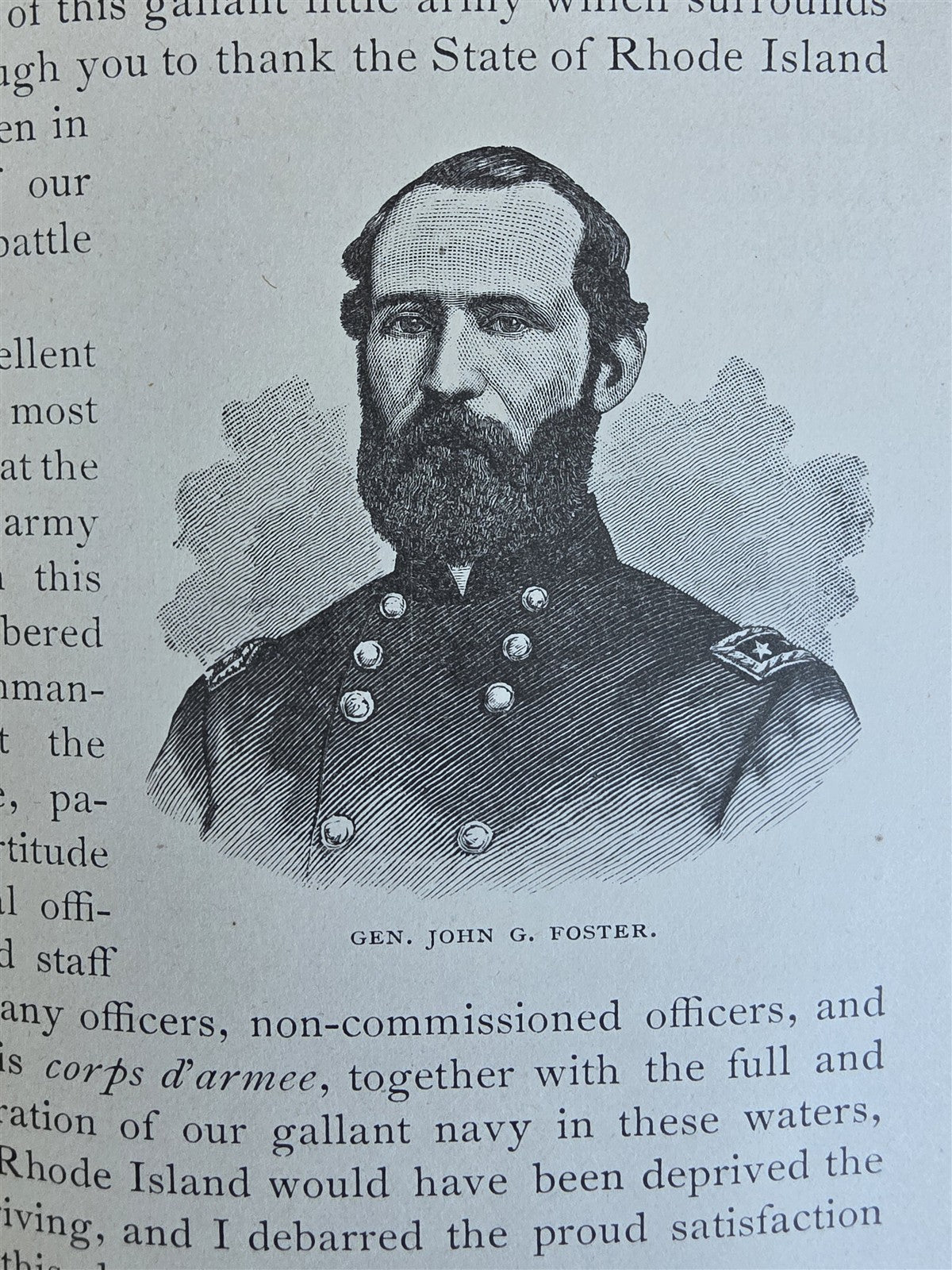 1882 LIFE & PUBLIC SERVICES of AMBROSE BURNSIDE SOLDIER CITIZEN STATEMAN antique