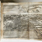 1656 HISPANIAE et LUSITANIAE antique ILLUSTRATED w/ MAPS vellum binding w/clasps
