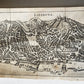 1656 HISPANIAE et LUSITANIAE antique ILLUSTRATED w/ MAPS vellum binding w/clasps