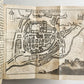 1656 HISPANIAE et LUSITANIAE antique ILLUSTRATED w/ MAPS vellum binding w/clasps