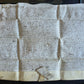 1617 MANUSCRIPT INDENTURE on VELLUM in ENGLISH Roughton Earl of Lincoln antique