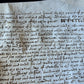 1617 MANUSCRIPT INDENTURE on VELLUM in ENGLISH Roughton Earl of Lincoln antique