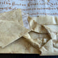 1600s MANUSCRIPT INDENTURE on VELLUM in ENGLISH antique 13 x 26"