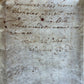 1600s MANUSCRIPT INDENTURE on VELLUM in ENGLISH antique 13 x 26"