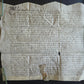 1509-1547 HENRY VIII era MANUSCRIPT INDENTURE on VELLUM in ENGLISH antique 11x12