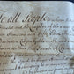 1753 MANUSCRIPT INDENTURE on VELLUM in ENGLISH antique LEASE of LAND 17x21.5"