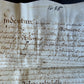 1685 MANUSCRIPT INDENTURE on VELLUM in ENGLISH antique 20x24.5"