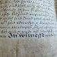 1673 MANUSCRIPT INDENTURE on VELLUM w/ WAX SEAL in ENGLISH antique 14.5x24"