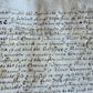 1673 MANUSCRIPT INDENTURE on VELLUM w/ WAX SEAL in ENGLISH antique 14.5x24"