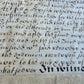 1673 MANUSCRIPT INDENTURE on VELLUM w/ WAX SEAL in ENGLISH antique 14.5x24"