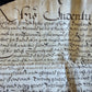 1678-1699 MANUSCRIPT INDENTURE on VELLUM w/ WAX SEAL in ENGLISH antique 15.5x22"