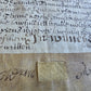 1678-1699 MANUSCRIPT INDENTURE on VELLUM w/ WAX SEAL in ENGLISH antique 15.5x22"