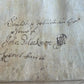 1678-1699 MANUSCRIPT INDENTURE on VELLUM w/ WAX SEAL in ENGLISH antique 15.5x22"