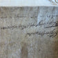 1678-1699 MANUSCRIPT INDENTURE on VELLUM w/ WAX SEAL in ENGLISH antique 15.5x22"