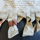 17th century MANUSCRIPT INDENTURE on VELLUM in ENGLISH antique 23x28"