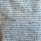17th century MANUSCRIPT INDENTURE on VELLUM in ENGLISH antique 23x28"