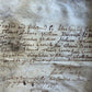 17th century MANUSCRIPT INDENTURE on VELLUM in ENGLISH antique 23x28"
