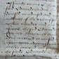 1569 MANUSCRIPT INDENTURE on VELLUM in ENGLISH antique 14 x 21"