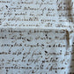late 17th century MANUSCRIPT INDENTURE on VELLUM in ENGLISH antique 14 x19"
