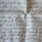late 17th century MANUSCRIPT INDENTURE on VELLUM in ENGLISH antique 14 x19"