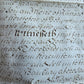 1710 MANUSCRIPT INDENTURE on VELLUM in ENGLISH w/ WAX SEALS antique 13 x 22.5"